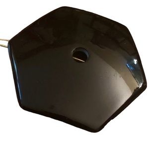 Vintage 1960’s barrette by Alexandre de Paris, Angular French Hair Clip, Unworn